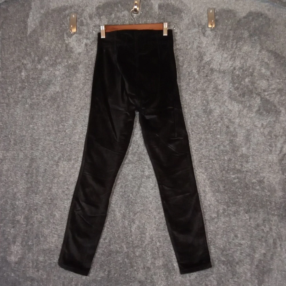 Veronica Beard Debbie Skinny High Rise Velvet Button Fly